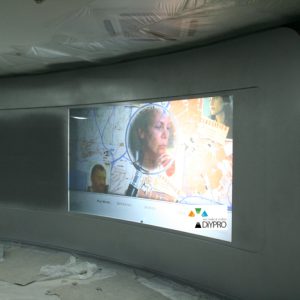 Rear-projection Installations for KCC Architectural Environment Institute