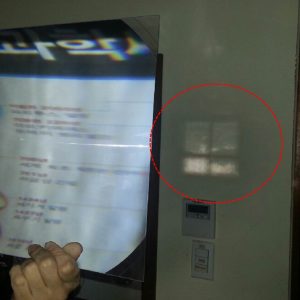Fresnel Lens Used in Science Teaching