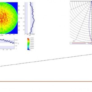 Optical design of  SPOTLIGHT for broadcasting lighting and tool making of lens
